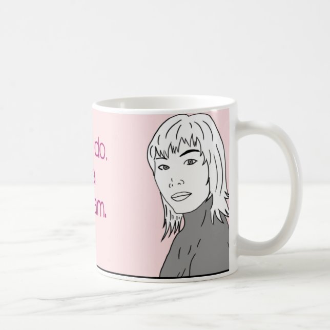 Erhalten Sie NICHT eine Brustmonogramm Tasse (Rechts)
