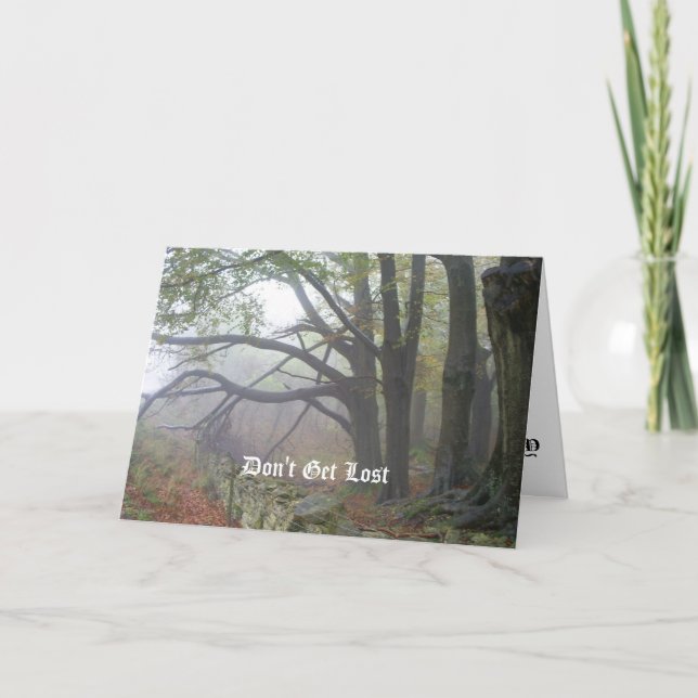 erhalten Sie nicht verloren Karte (Vorderseite)