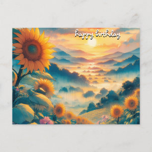 erhalten Sie Rosen vintage retro happy birthday So Postkarte