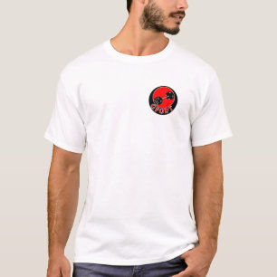 Erhalten Sie Sitz oder die versuchenden T-Shirt