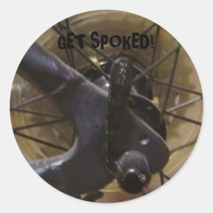 "Erhalten Sie Spoked!" Aufkleber