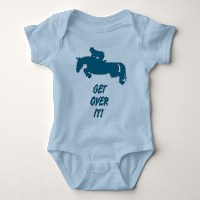 Erhalten Sie über es Pferd Baby Strampler (Vorderseite)