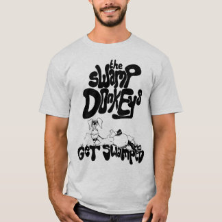 Erhalten Sie - Vorlage überflutet (schwarzes Logo) T-Shirt