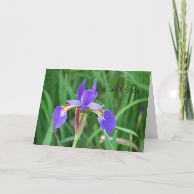 Erhalten Sie Well- sibirische Iris 2 Karte (Vorderseite)