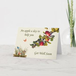 Erhalten Sie wohle bald Karte