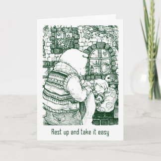 Erhalten Sie wohle bald Karte - Siesta