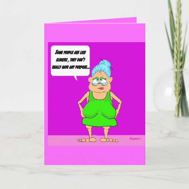 Erhalten Sie wohlen Gladys Karte (Vorderseite)