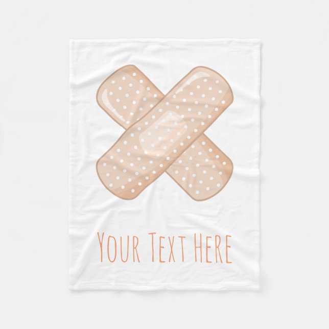 Erhalten Sie wohles bald Bandaid Fleecedecke (Vorderseite)