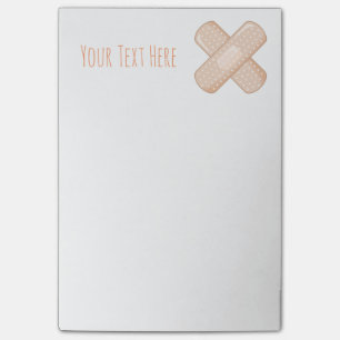 Erhalten Sie wohles bald Bandaid Post-it Klebezettel