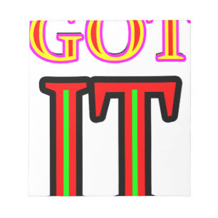 Erhaltenes jgibney IT4 die MUSEUM Zazzle Geschenke Notizblock