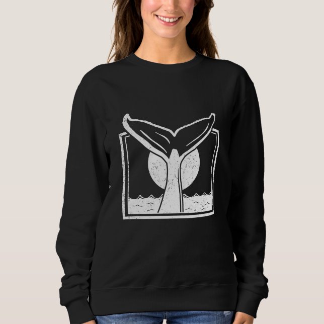 Erhaltung der Wal Fin Vacation Sweatshirt (Vorderseite)