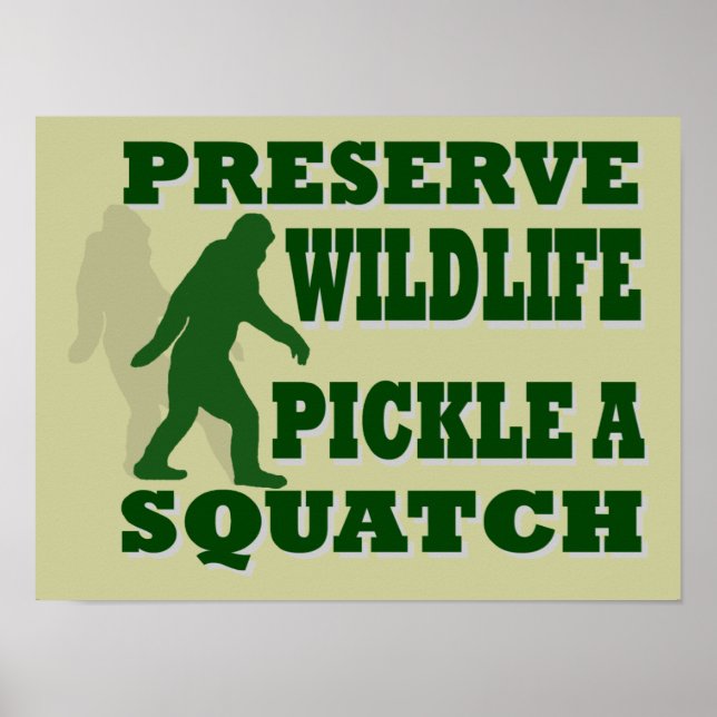 Erhaltung der wild lebenden Tiere Poster (Vorne)