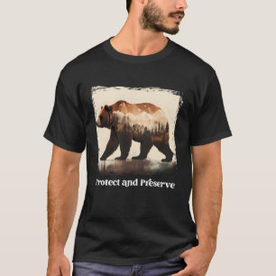 Erhaltung und Schutz des Vintagen Nationalparks Bä T-Shirt