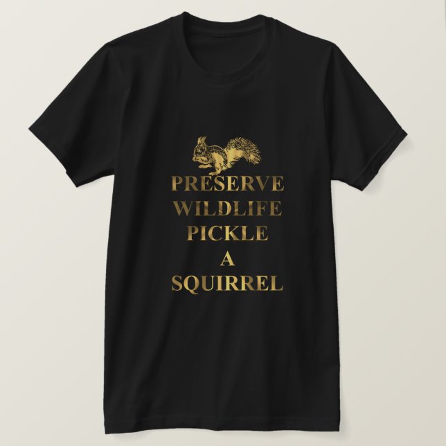 Erhaltung von Wildpfeffern T-Shirt (Design vorne)