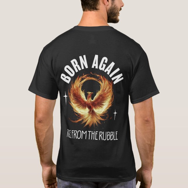 Erhebe dich aus den Trümmern  T-Shirt (Rückseite)