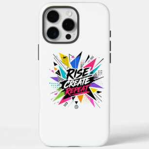 Erhebe dich, schaffe, wiederhole - Inspirierende M iPhone 16 Pro Max Hülle