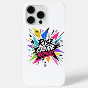Erhebe dich, schaffe, wiederhole - Inspirierende M Case-Mate iPhone Hülle