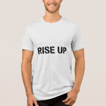 ERHEBE DICH – Stencil-Motivations-Zitat T-Shirt