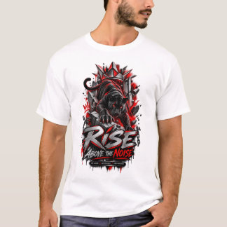 ERHEBE DICH ÜBER DEN LÄRM Panther Streetwear | Pre T-Shirt