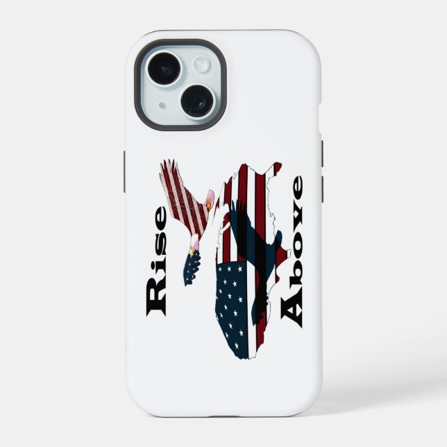 Erhebe dich über  iPhone 15 hülle (Rückseite)