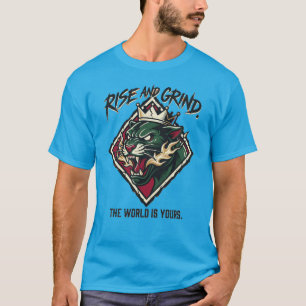 Erhebe dich und schleife Panther König Niemals sc T-Shirt
