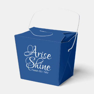Erhebe dich und strahle gesegnetes neues Jahr Bibe Geschenkschachtel