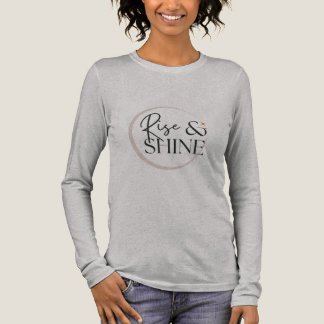 Erhebe dich und strahle Graues Unisex-T-Shirt | Mo Tri-Blend Shirt