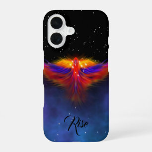 Erhebe dich wie ein Phönix im Weltraum iPhone 16 Hülle