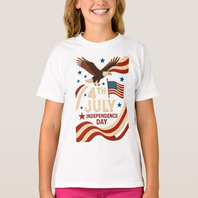 Erhebender Geist der Freiheit. T-Shirt (Vorderseite)