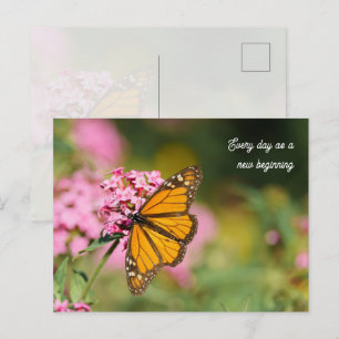 Erhebender und Inspirierender Monarchfalter  Postkarte