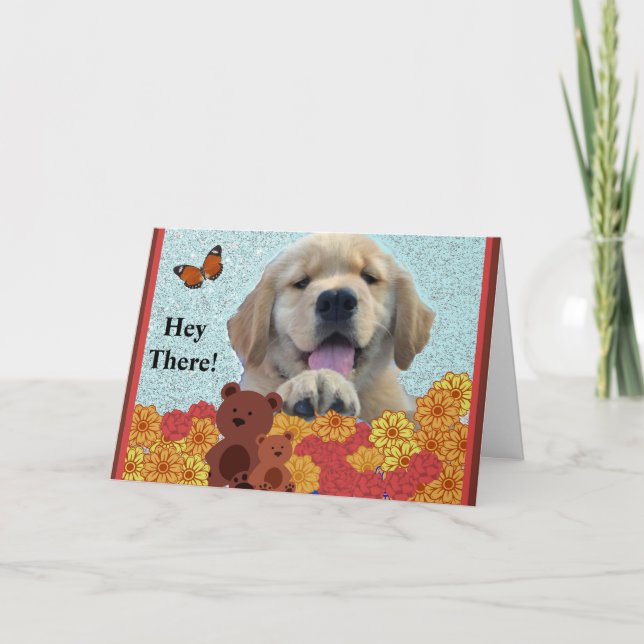 Erhellen Sie Someones Tag Karte (Vorderseite)