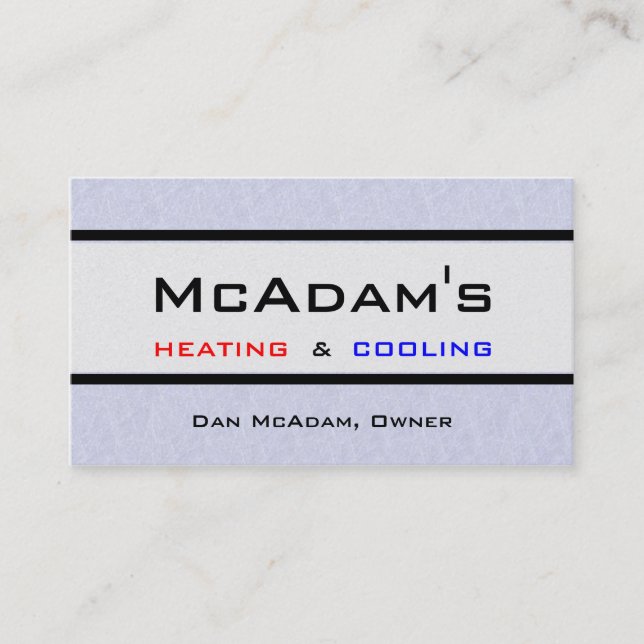 Erhitzenabkühlender HVAC-Wärmepumpe-Ofen Visitenkarte (Vorderseite)