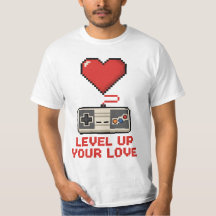 Erhöhe Deine Liebe, Retro-Pixel-Gaming-Design
