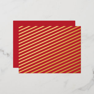 Erhöhen Sie Ihr Design durch einen roten Hintergru Folien Feiertagspostkarte