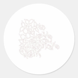 Erhöhen Sie Ihr Design-Spiel mit dem ClassicRound- Runder Aufkleber