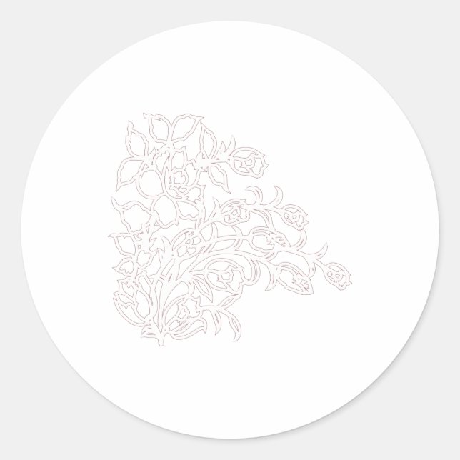 Erhöhen Sie Ihr Design-Spiel mit dem ClassicRound- Runder Aufkleber (Vorderseite)