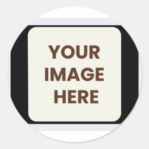 Erhöhen Sie Ihr Design-Spiel mit dem ClassicRound- Runder Aufkleber