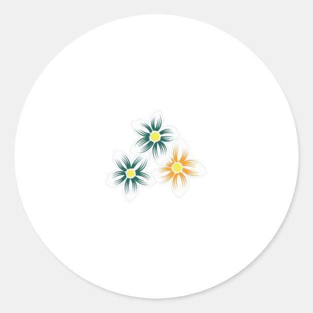 Erhöhen Sie Ihr Design-Spiel mit dem ClassicRound- Runder Aufkleber (Vorderseite)