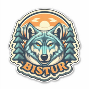 Erhöhen Sie Ihr Handwerk mit einzigartigen Wolf-St Aufkleber