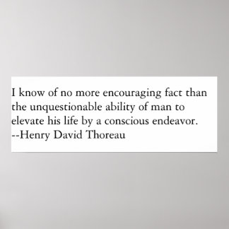 Erhöhen Sie Ihr Leben. Poster