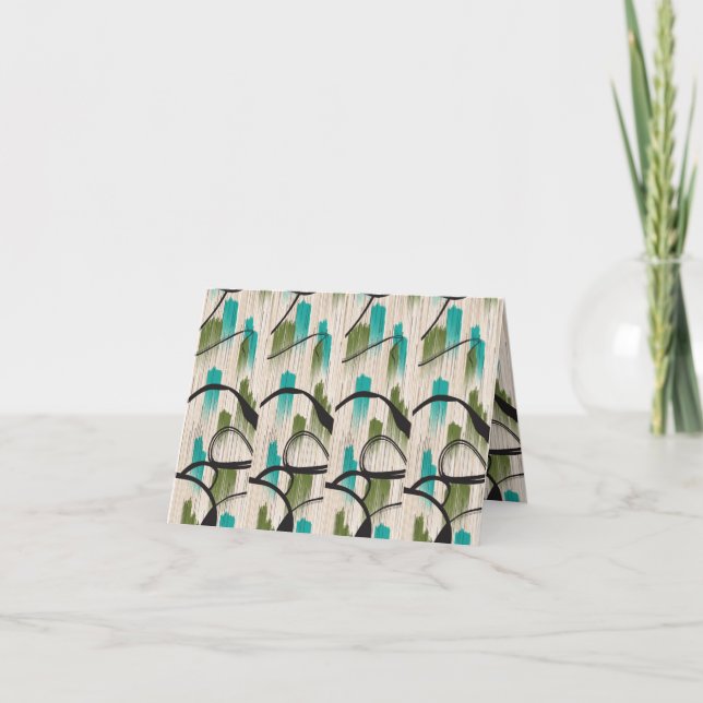 Erhöhen Sie Ihre Dankeschön-Notizen mit moderner T Dankeskarte (Vorderseite)