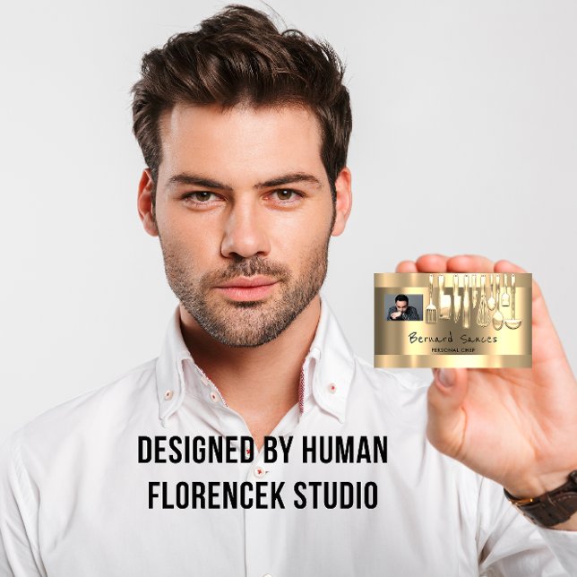 Erhöhen Sie Ihre kulinarische Markenbezeichnung mi Visitenkarte (Elevate Your Culinary Brand with Photo QR Code Per Business Card)