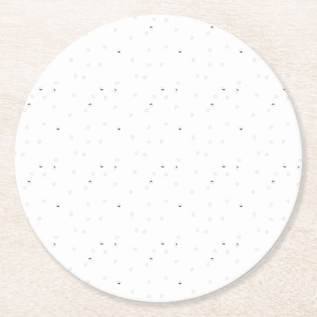 Erhöhen Sie Ihre Markenbezeichnung mit hochwertige Runder Pappuntersetzer (Vorderseite)