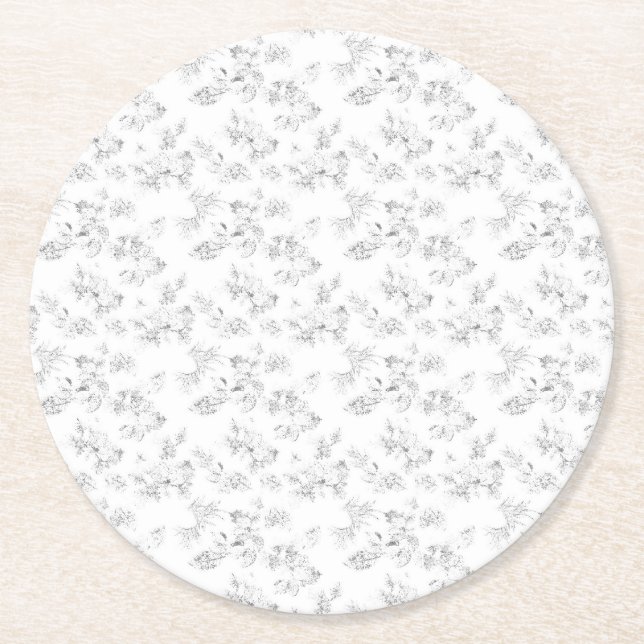 Erhöhen Sie Ihre Markenbezeichnung mit hochwertige Runder Pappuntersetzer (Vorderseite)