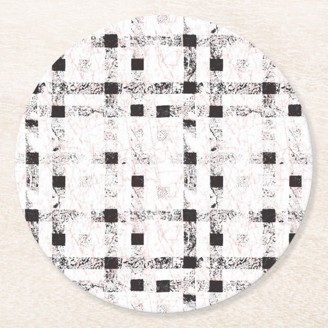 Erhöhen Sie Ihre Markenbezeichnung mit hochwertige Runder Pappuntersetzer (Vorderseite)