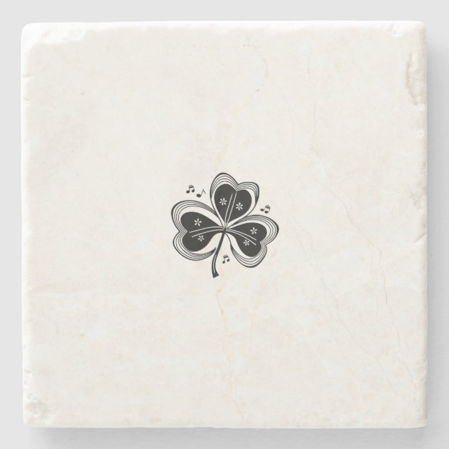 Erhöhen Sie Ihre Markenbezeichnung mit hochwertige Steinuntersetzer (Vorderseite)