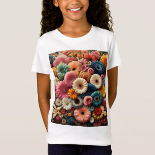Erhöhen Sie Ihre Raumfarbe Gerbera Daisy Floral T-Shirt
