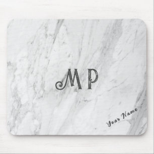 Erhöhen Sie Ihren Arbeitsplatz mit weißem Marmor Mousepad