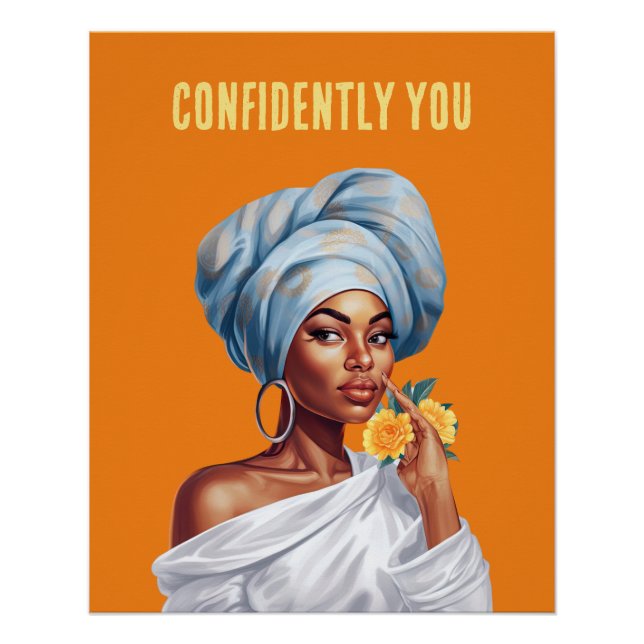 Erhöhen Sie Ihren Platz mit "Confidently You" - Gl Poster (Vorderseite)