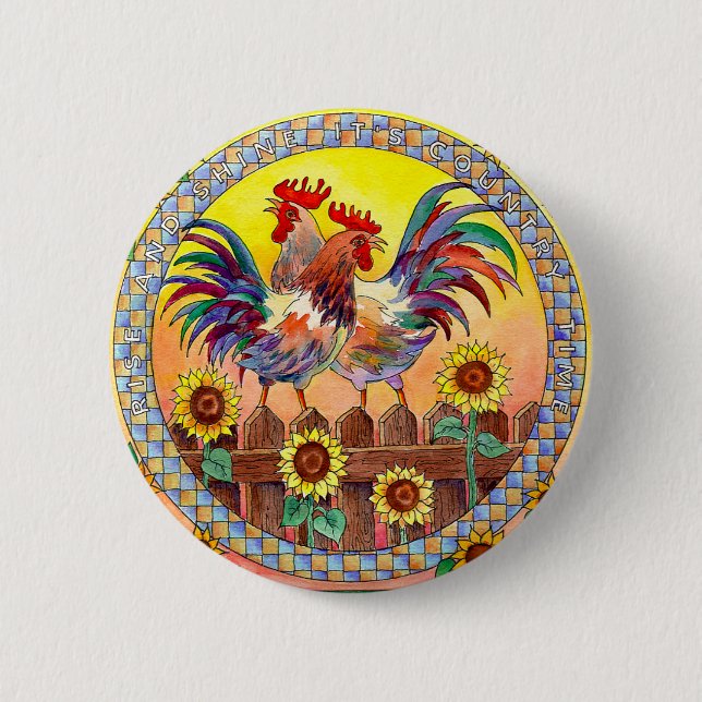 ERHÖHEN u. GLANZ um SHARON SHARPE Button (Vorderseite)